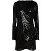KOCCA - Vestito a portafoglio - Nero