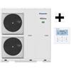 Panasonic Pompa di calore Monoblocco PANASONIC Aquarea T-CAP 12 KW, WH-MXC12J9E8, R32, TRIFASE - 400 V (opzione 3 × 16A fusibili)