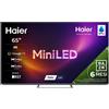 Haier Smart TV Mini LED QLED 65'' H65M80FUX, 4K, Google TV, Dolby Vision, HDR10, Gaming 120Hz, Dolby Atmos, HDMI 2.1 x4