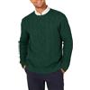 Amazon Essentials Uomo Maglione da Pescatore Girocollo a Coste a Manica Lunga in Cotone 100%