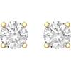 Amazon Essentials Orecchini a Perno in Argento Sterling con Zirconia Cubica da 5 mm