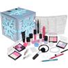 Zmile Cosmetics Calendario dell'Avvento a forma di cubo, con decorazioni a fiocchi di neve, colore blu ghiaccio