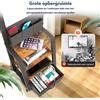 Merkloos Support TV mobile, per televisori da 23 a 60 pollici, fino a 72 kg, con standard VESA 400x400 mm, dotato di cassetto, ideale per il soggiorno