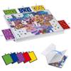 Merkloos Tavolo da puzzle di 77x53 cm, con 1000 pezzi, rivestito in feltro, dotato di 5 contenitori per la selezione dei pezzi, ideale per l'uso domestico