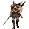 Merkloos Action figure di un legionario romano, scala 1/18, 11 cm, articolazioni mobili, ideale per collezionisti