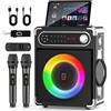 Selius Altoparlante Bluetooth portatile, nero - Batteria da 3600mAh - Resistente all'acqua (IPX5) - Audio stereo