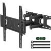 Merkloos Support TV a parete estendibile, inclinabile e girevole, per schermi da 26 a 70 pollici, con portata massima di 45 kg, standard VESA 400x400 mm, ideale per il soggiorno