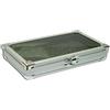 Merkloos Custodia in alluminio per hard disk da 2,5", compatta, resistente agli urti, adatta per PC e laptop