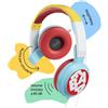 Merkloos Cuffie per bambini con cavo, dotate di limitazione del volume per garantire la sicurezza, adatte a bambini dai 3 ai 10 anni, colore rosa, ideali per la scuola e i viaggi