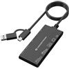 Conceptronic LETTORE CARD READER 7IN1 USB3.2 CONCEPTRONIC BIAN10B 2X SD, 2X MICROSD, MS, CF, XD - BIAN10B