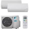 DAIKIN KITPRO912 KIT CONDIZIONATORE DUAL PROERA 9+12000BTU CLIMATIZZATORE CLASSE A++/A+ RAFFRESCAMENTO/RISCALDAMENTO