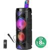 Media-tech FUNBOX KEG PRO - Potente altoparlante audio con Bluetooth 5.0+EDR, funzione kara