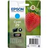 EPSON CARTUCCIA INCHIOSTRO CIANO SERIE 29 FRAGOLA T2982