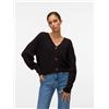 Vero moda Cardigan In Maglia Donna Vero moda Cod. 10249632 - NERO