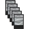KD-TECH Set di 5 riflettori per passeggino con chiusura in velcro per la massima visibilità, riflettori di sicurezza (nero)