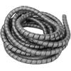 IXMLDAXD protezione a spirale, Copertura flessibile for tubi di copertura for avvolgimento(Grey,22mm)