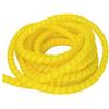 IXMLDAXD protezione a spirale, Copertura flessibile for tubi di copertura for avvolgimento(Yellow,22mm)