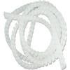 IXMLDAXD protezione a spirale, Copritubo for tubi di avvolgimento a fascia, ritardante fiamma(Transparent,8mm inside diameter)