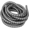 IXMLDAXD protezione a spirale, 5 metri di protezione for tubi a spirale, organizer for cavi(Grey,8mm inside diameter)