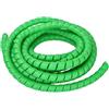 IXMLDAXD protezione a spirale, Copertura flessibile for tubi di copertura for avvolgimento(Green,22mm)