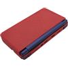 Generic Per ANBERNIC RG DS Plus, custodia protettiva flessibile in TPU, cover stampata in 3D per console portatile，rosso traslucido