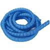 IXMLDAXD protezione a spirale, Copertura flessibile for tubi di copertura for avvolgimento(Blue,22mm)