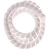 IXMLDAXD protezione a spirale, Organizzatore di cavi for tubi da 1 metro, colorato, ritardante(10mm inside diameter White)