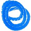 IXMLDAXD protezione a spirale, Organizzatore di cavi for tubi da 1 metro, colorato, ritardante(10mm inside diameter Blue)