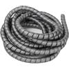 IXMLDAXD protezione a spirale, Copertura del tubo dell'organizzatore della manica di protezione(Grey,8mm inside diameter)