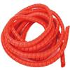 IXMLDAXD protezione a spirale, Copertura flessibile for tubi di copertura for avvolgimento(Red,22mm)