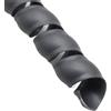 IXMLDAXD protezione a spirale, Avvolgimento for tubi a spirale Protezione for linea di(Grey,ID 8mm 5 Meters)