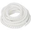 IXMLDAXD protezione a spirale, Copertura flessibile for tubi di copertura for avvolgimento(White,22mm)