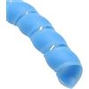 IXMLDAXD protezione a spirale, Avvolgimento for tubi a spirale Protezione for linea di(Blue,ID 10mm 5 Meters)