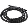 IXMLDAXD protezione a spirale, Copertura for tubi for, organizer for la gestione dei cavi(Black)
