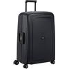 Samsonite S'Cure Trolley da stiva, 69 cm | Nero Rinnovato, trolley rigido, 69H x 49W x 29D cm, 79 L, 4.2 kg, con lucchetto TSA e maniglia trolley multi-stadio
