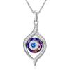 VONALA Evil Eye - Collana in argento Sterling con occhio multi/viola/collana portafortuna Ojo Turco gioielli regalo per donne ragazze figlia madre