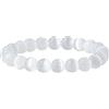 Ouubuuy Bracciale Ametista Perline Pietra Cristallo Naturale Uomo Donna 8mm Elastico Bracciale
