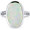 Bling Jewelry Personalizza Vacanza Nautica Tropicale al Mare Mamma Madre Famiglia di Tartarughe Trio Anello Tartaruga con Intarsio di Opale Iridescente Blu per Donna Teenager .925 Argento Sterling Personalizzabile