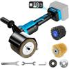 kswiown Levigatrice a Spazzola Rullo Compatibile con Makita 18V Satinatura Legno Elettrica Lucidatrice per Trafilatura LED 6 Velocità Smerigliatrice per Rinnovare le Superfici (Senza Batteria)