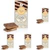 Venchi Tavoletta Cremino 1878, 110g - Cioccolato al Latte e alle Nocciole Gianduia e Cioccolato Bianco con Pasta di Mandorla - Senza Glutine (Confezione da 5)