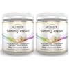 Ultimate Italia - 2 slimmy cream gusto cioccolato bianco - 30% di proteine - con vitamine - low carb - senza glutine - 2x250g