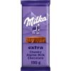 Milka Cioccolato al Latte Extra Tavoletta di Cioccolato al Latte Classica con Latte 100% Alpino. Tavoletta 190 g