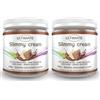Ultimate Italia - 2 slimmy cream gusto double chocolate crunch - 30% di proteine - con vitamine - low carb - senza glutine - 2x250g
