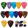 JRSHIRLEYLTD 60 plettri per chitarra, 0,5/0,75/1,0/1,2 mm, per chitarra elettrica, per bassi acustici o ukulele (con 1 scatola)