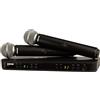 Shure BLX288/SM58 Microfoni wireless UHF - Ottimi per chiesa, karaoke, voci - Durata batteria 14 ore, raggio 100m - Include 2 microfoni vocali SM58, ricevitore doppio canale - Banda S8