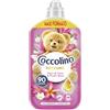 Coccolino Ammorbidente Concentrato Fiori di Tiarè e Frutti Rossi, Ammorbidente Lavatrice, Freschezza Lunga Durata, Dermatologicamente Testato, 90 Lavaggi, Confezione da 6