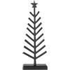 Villeroy & Boch - Christmas Chic Statuetta Decorativa Albero Nero, Decorazione Natalizia Moderna, Elegante Decorazione per Natale, Metallo