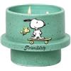 Peanuts Candela profumata in barattolo di vetro, It's all good, 200 g, profumo fruttato per ambienti con stoppino in cotone, regalo per gli appassionati di Snoopy e gli amanti della decorazione