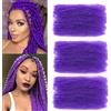 ELAOGI Afro Kinky Ricci sintetici per capelli bulk Marley Twist Hair Bulk for dreadlock Extension Spring Afro Twist Hair Bulk