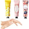 Cerioll Crema Mani Set, Mini Crema Mani Idratante Regalo per Donna, Idratante E Nutriente, Per Compleanno, Festa Della Mamma, Natale, Valentino, Tutti I Tipi Di Pelle, Non Unge, 3 Pezzi